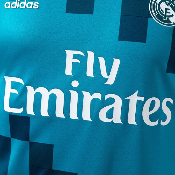 2017-18 REAL MADRID THIRD AWAY LONG SLEEVE PLAYER VERSION