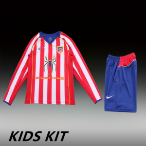 057bc40731.png 2004-05 ATLETICO MADRID HOME LONG SLEEVES KIDS KIT