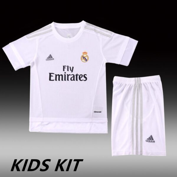 2015-16 REAL MADRID HOME KIDS KIT