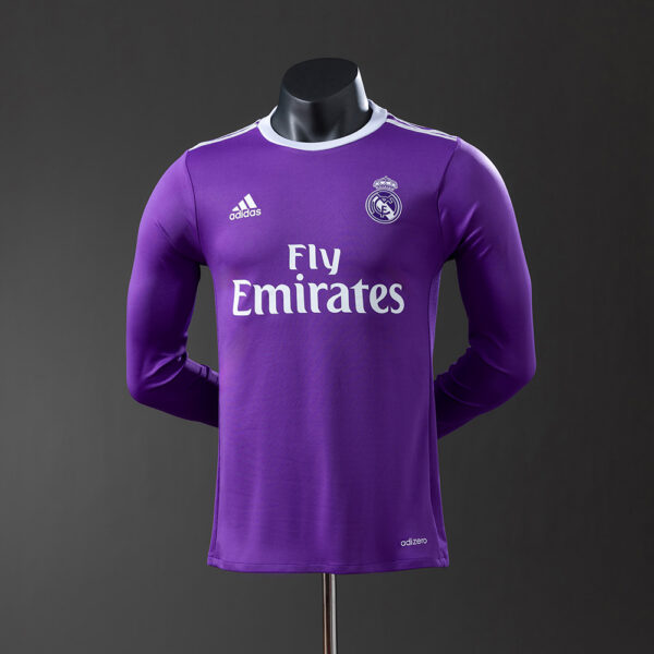 2016-17 REAL MADRID LONG SLEEVE PLAYER VERSION AWAY