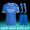 2025-26 REAL MADRID THIRD AWAY MEN AND KIDS KIT