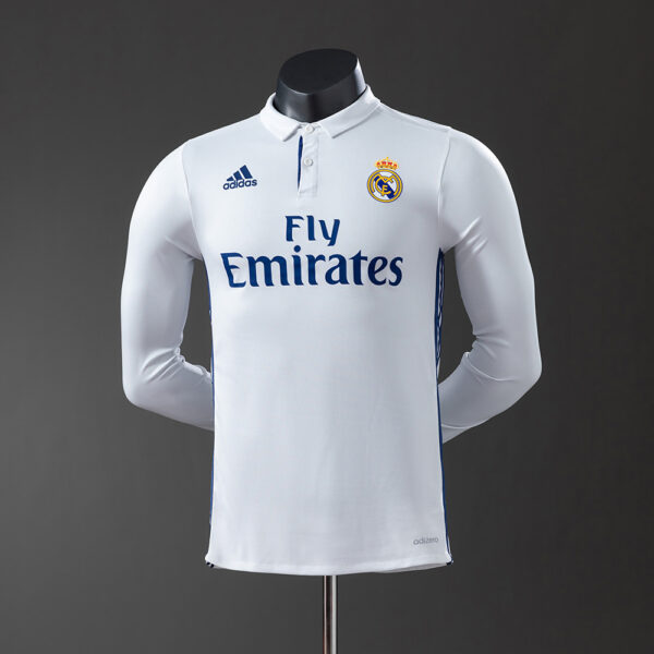 2016-17 REAL MADRID LONG SLEEVE PLAYER VERSION HOME