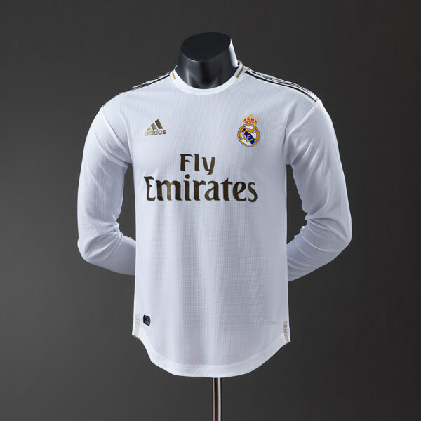2019-20 REAL MADRID LONG SLEEVE HOME (PLAYER VERSION)