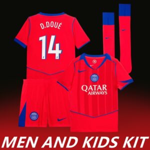 2025-26 PSG THIRD AWAY MEN AND KIDS KIT