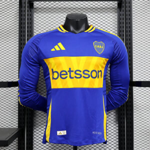45f9629e0b.jpg 24-25 BOCA JUNIORS HOME LONG SLEEVE PLAYER VERSION