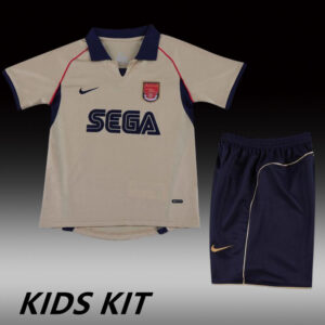 5f324481d3.jpg 2001-02 ARSENAL AWAY KIDS KIT