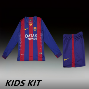 62ad9a8d89.png 2014-15 BARCELONA HOME LONG SLEEVE KIDS KIT
