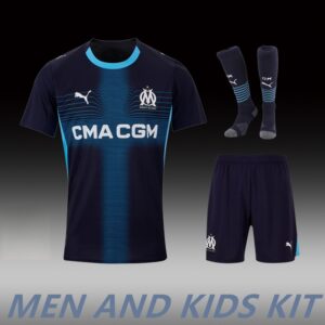 2025-26 MARSEILLE AWAY MEN AND KIDS KIT