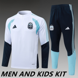 2026-27 ARGENTINA TRACKSUITS TRAINING SUIT—WHITE