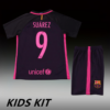 2016-17 BARCELONA AWAY KIDS KIT