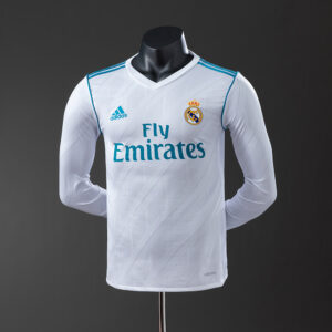 2017-18 REAL MADRID LONG SLEEVE PLAYER VERSION HOME