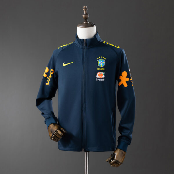 2022-23 BRAZIL TRAINING JACKET-ROYAL BLUE