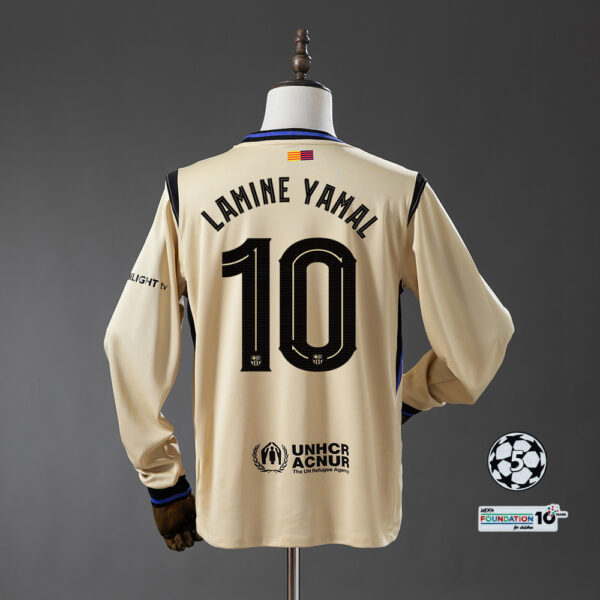 2025-26 BARCELONA  AWAY LONG SLEEVE (FAN VERSION)