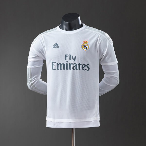 2015-16 REAL MADRID HOME LONG SLEEVE (PLAYER VERSION)