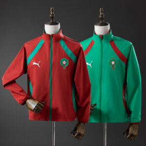 978fd32307.jpg 2026 MOROCCO REVERSIBLE JACKET WINDBREAKER - RED & GREEN