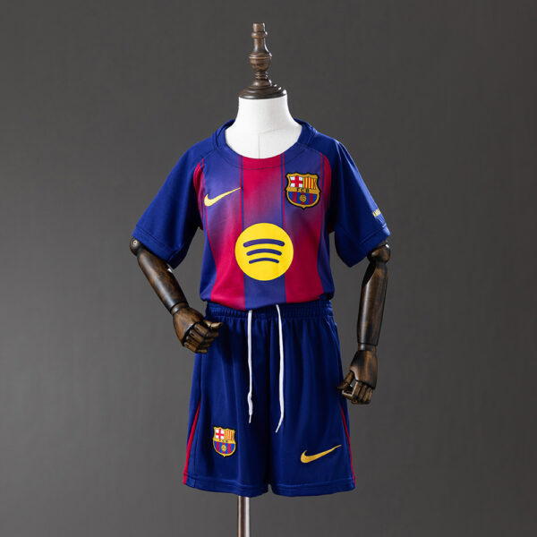 2025-26 BARCELONA HOME MEN AND KIDS KIT