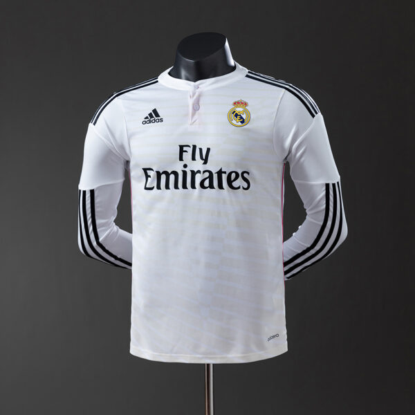 2014-15 REAL MADRID HOME LONG SLEEVE PLAYER VERSION