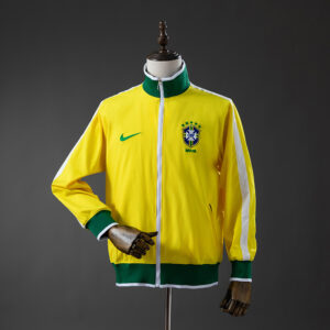 a00664ade7.jpg 2010-11 BRAZIL WINDBREAKER JACKET - YELLOW