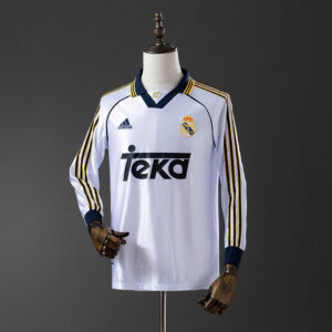 1998-00 REAL MADRID HOME LONG SLEEVE