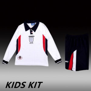 1998 ENGLAND HOME LONG SLEEVES KIDS KIT