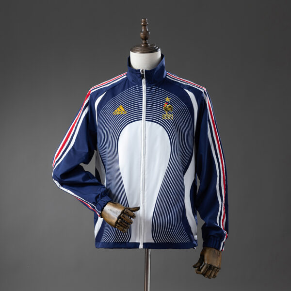 2005-06 FRANCE RETRO WINDBREAKER - WHITE & BLUE