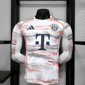 2025-26 BAYERN MUNICH AWAY LONG SLEEVE PLAYER VERSION