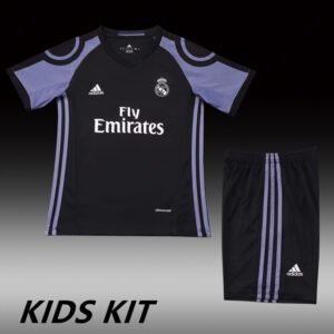 2016-17 REAL MADRID THIRD AWAY KIDS KIT